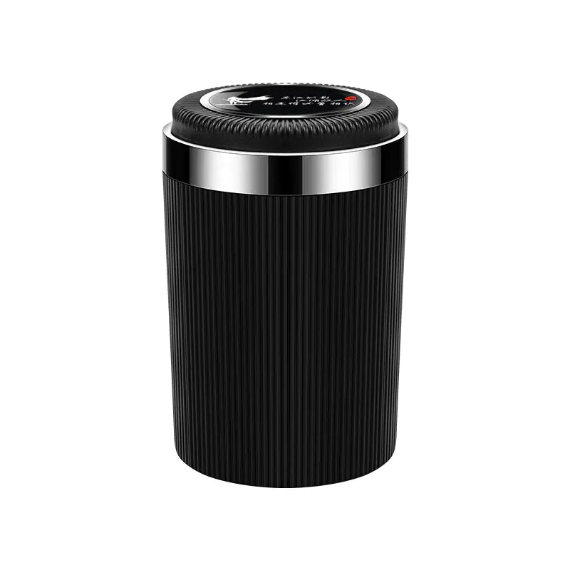 Multifunctional Car Ashtray with LED Light and Metal Core