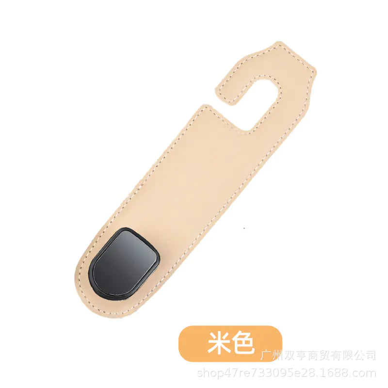 Leather Car Seat Storage Hooks