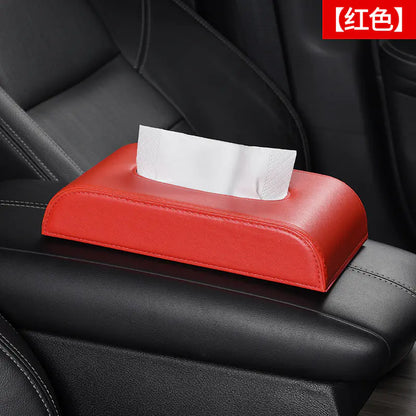 Car Tissue Box with Premium Leather Design