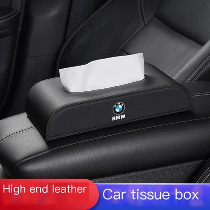 Car Tissue Box with Premium Leather Design